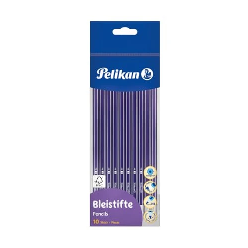 Tijdelijke aanbieding: Pelikan 811132 potlood met gum, HB, zeskant, 10 stuks van 3.15 € naar 3.15 € (0.00% korting)