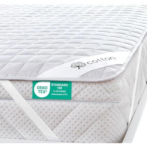 Oferta limitada: FAM Home Cotton Touch Protector de Colchon 160x200 con 4 Esquinas Elásticas I Cubre Colchon Transpirable, Hipoalergénico, Anti-bacteriano, Anti-acaros I Funda colchon para Cama Adultos y de Niños de 52.99 € a 52.99 € (ahorro 0.00%)