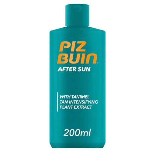 Offerta a tempo: PIZ BUIN Latte Doposole Intensificatore di Abbronzatura, Doposole corpo ad assorbimento rapido idratante, Dopo sole acceleratore abbronzatura con Vitamina E, 200 ml - 66% da 10.20 € a 3.50 €