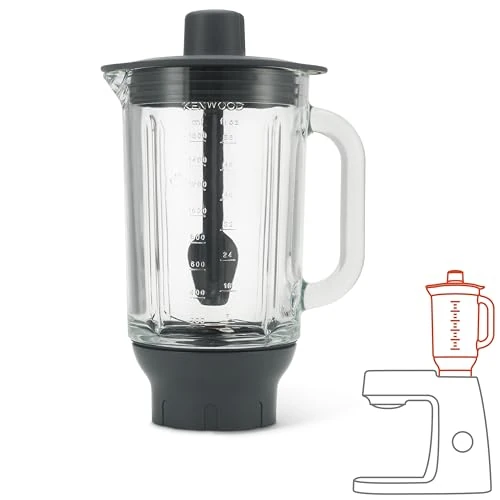 Limited-time offer: Kenwood KAH359GL Blender Attachment for Kenwood Kitchen Machines Glass and Black from $157.80 to $157.80 (save 0.00%)