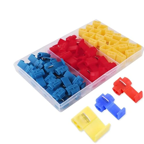Offre limitée : CESFONJER Connecteur Rapide | Connecteurs à Verrouillage | Raccords Auto-Dénudants | Cosses Électriques Kit Connecteurs Rapides | Rouge 20 Pcs Bleu 20 Pcs Jaune 15 Pcs de 8.79 € à 8.79 € (0.00% de remise)