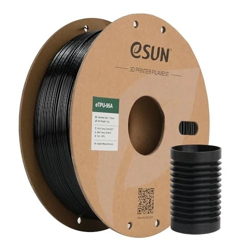 Offre limitée : eSUN TPU-95A Flexible Filament 1.75mm 1KG pour Imprimante 3D,Noir de 23.99 € à 23.99 € (0.00% de remise)