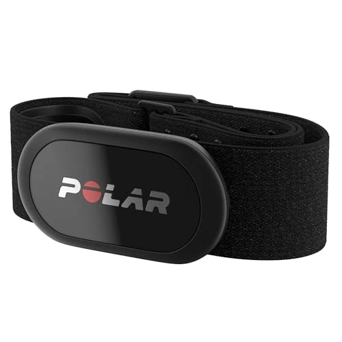 Polar H10 Heart Rate Monitor – ANT Plus, Bluetooth - Waterproof HR Sensor with Chest Strap - Built-in memory, Software updates(H10, M-XXL,Black)