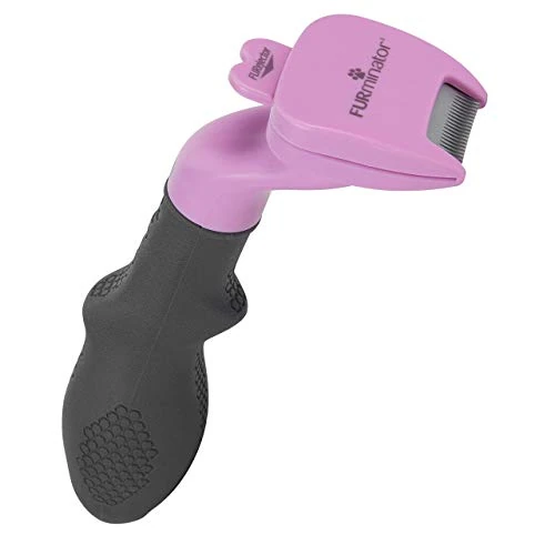 FURminator deShedding Tool Piccoli Animali - Spazzola per conigli, roditori e altri piccoli animali per rimuovere il sottopelo - Design migliorato