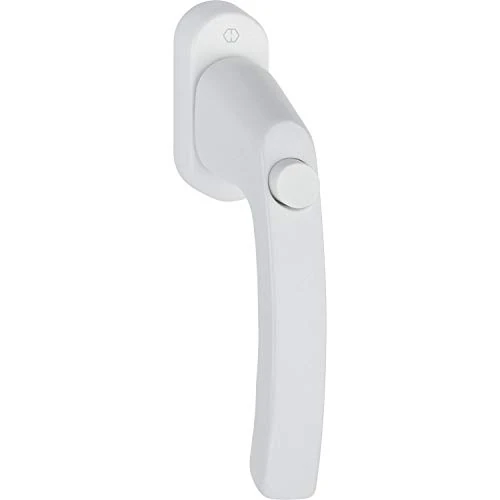 Offerta a tempo: Hoppe 11780174 - Maniglia per finestra con bottone automatico, 7 x 40 mm, colore: Bianco - 0.00% da 21.44 € a 21.44 €