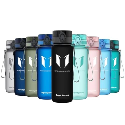 Offre limitée : Super Sparrow Bouteille d'eau - Gourde - 750ml - sans BPA - Convient pour Le Sport, la randonnée, l'école, Le Bureau, en Plein air de 15.95 € à 15.95 € (0.00% de remise)