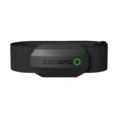 Offre limitee: COOSPO H808S Capteur de Fréquence Cardiaque Bluetooth5.0 Ant+, Cardio Fréquencemètres ECG/EKG, Étanche IP67, Compatible avec Wahoo, Strava, Adidas, Coosporide, Polar Beat, Kinomap de 36.99 EUR a 36.99 EUR (economie 0%)