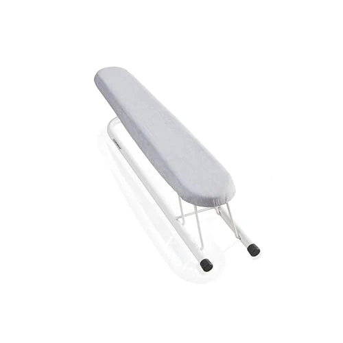 Leifheit Planche à Repasser Jeannette, mini table de repassage pliable et peu encombrante, table à repasser pour chemises avec surface de 57 x 10,5 cm Gris