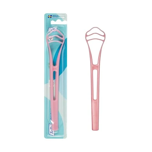 Offre limitée : Gratte Langue TePe, 1pc, Gratte langue pour prévenir la mauvaise haleine et éliminer les bactéries, il facilite l'accès à l'arrière de la bouche et améliore la santé bucco-dentaire de 3.49 € à 2.96 € (15% de remise)