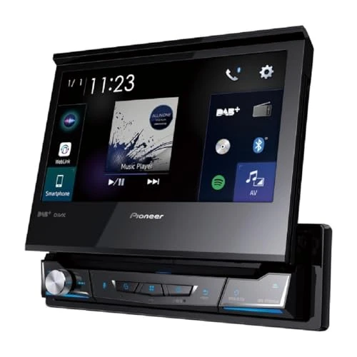 Pioneer AVH-Z7200DAB-AN inkl. DAB-Antenne 1-DIN-Multimedia Player, 7-Zoll ClearType-Touchscreen, Smartphone-Anbindung, Apple Car Play, Android Auto, USB, Bluetooth, 13-Band-Grafikequalizer