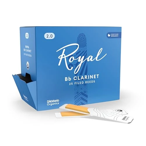 Offerta a tempo: D'Addario Woodwinds Royal Bb Clarinet Reeds - Ance Per Clarinetto B Flat - Dorso Forte - Taglio Limato - Forza 2.0 - Confezione da 25 - 0.00% da 37.38 € a 37.38 €