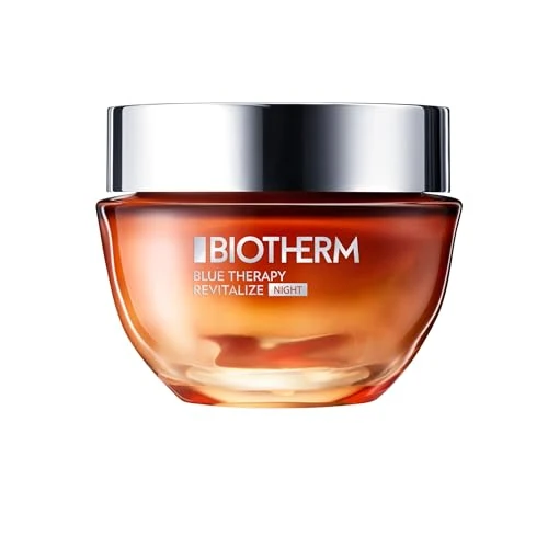 Offre limitée : Biotherm, Blue Therapy Crème Nuit Revitalisante, Crème Nourissante et Rafermissante Anti-Âge, Enrichi en Biotech Plankton, Pour Peaux Déshydratée et Matures, 50 ml de 99.00 EUR à 60.87 EUR (remise 38%)