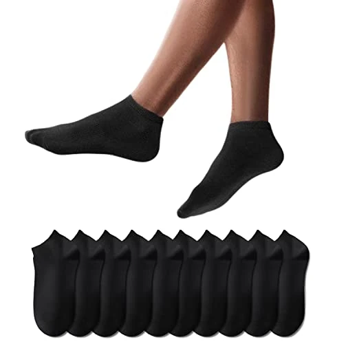 Offerta a tempo: YouShow Calzini Corti Uomo Donna 10 Paia in Cotone per Sneakers - 55% da 32.99 € a 14.99 €