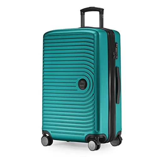 Tijdelijke aanbieding: HAUPTSTADTKOFFER - Mitte - hard shell Koffer Trolley, Ingecheckte bagage uitbreidbaar, TSA, 68 cm, 88 L, Turkoois van 104.85 € naar 83.79 € (20% korting)