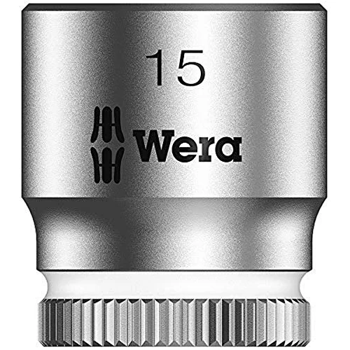 Wera 05003499001 - Inserto per chiave a bussola ciclopo, 8790 HMA, con attacco da 1/4", 15 mm
