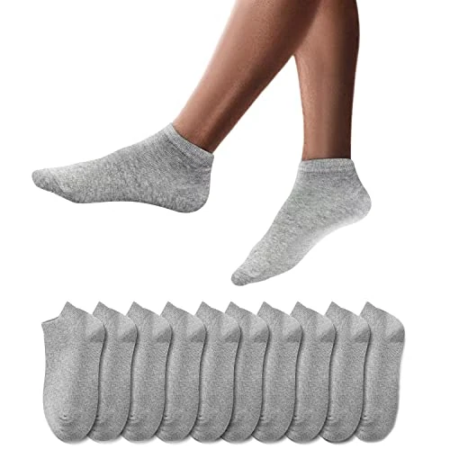 Offerta a tempo: YouShow Calzini Corti Uomo Donna 10 Paia in Cotone per Sneakers - 55% da 32.99 € a 14.99 €
