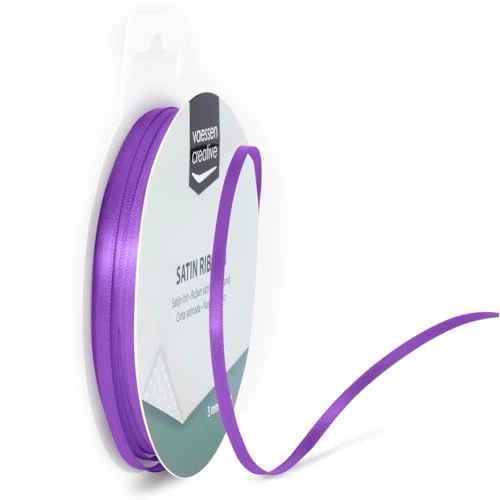 Offerta a tempo: Vaessen Creative Nastro Satin, 3 mm x 10 m, Elegante Lucentezza per la Creazione di Biglietti, Scrapbooking, Confezioni Regalo e Altri Progetti Creativi - 51% da 4.99 € a 2.45 €