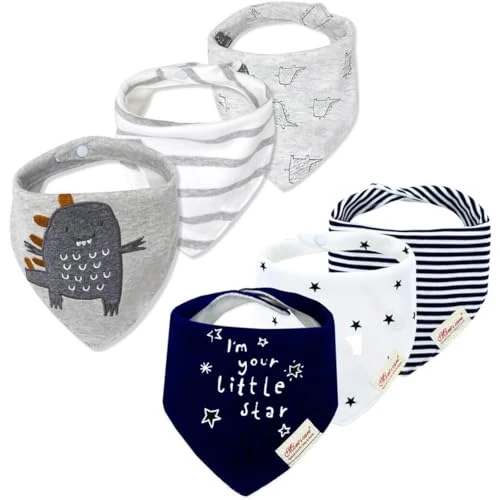 Tijdelijke aanbieding: SLOSH Slobberdoeken Baby Doeken Spugdoeken Halsdoeken Driehoeksdoeken Halsdoek Driehoeksdoeken Babyslobberdoeken, zwart, Eén maat van 12.99 € naar 12.99 € (0.00% korting)