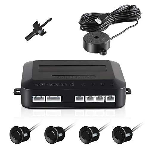 Offerta a tempo: Sensori Parcheggio Auto Aolead Parcheggio Posteriore Kit 4 Sensori Radar (Nero) - 0.00% da 29.99 € a 29.99 €