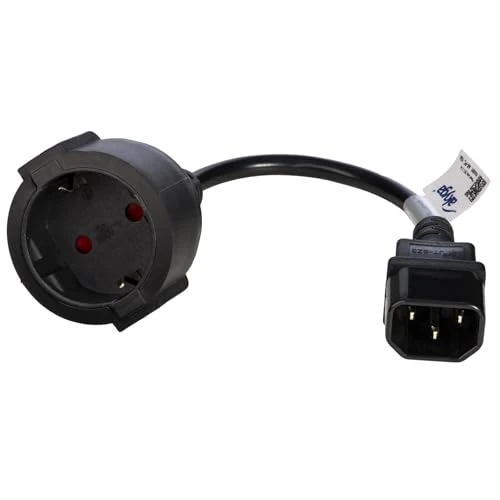 Zeitlich begrenztes Angebot: AKYGA AK-PC-10A Netzkabel Schuko 3 Pin Polig IEC C14 / EU CEE 7/4 15cm, Schwarz von 9.19 € auf 6.52 € (29% Rabatt)