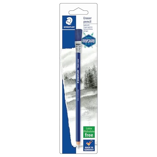 Offerta a tempo: STAEDTLER 526 61BK-C Mars Rasor - Matita per cancellare (con spazzola, senza ftalati e lattice, carta blister con una penna) - 42% da 6.59 € a 3.84 €