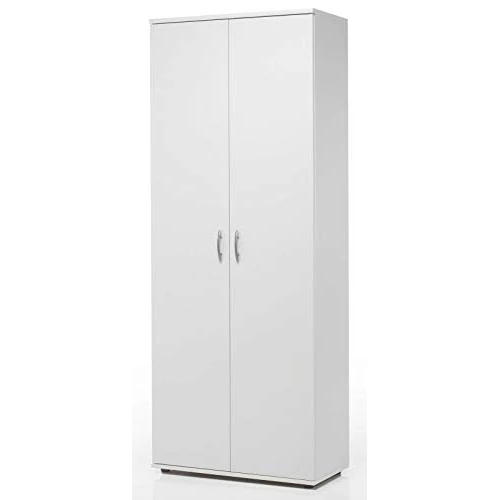 Offerta a tempo: AVANTI TRENDSTORE - Talento - Scarpiera in legno laminato con 2 ante a battente e 5 ripiani interni, disponibile in 2 colorazioni diverse. Dimensioni LAP 70x176x34 cm (Bianco) - 17% da 129.99 € a 107.34 €