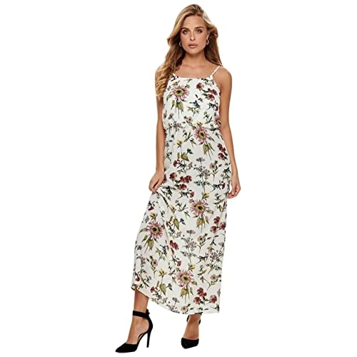 Oferta limitada: ONLY Onlwinner S/L Maxi Dress Noos Mujer Vestido Largo Negro-Blanco de 21.51 EUR a 21.51 EUR (ahorro 0%)