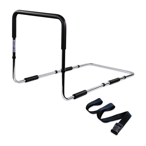 Tijdelijke aanbieding: Mobiclinic®, Bedrek Volwassenen, In Hoogte Verstelbaar, Extra Beveiligingssysteem voor Lattenbodem, Gevoerde Handgreep, Eenvoudige Montage, Tot 130 kg, Mobiliteitshulp, Staal, Diana van 42.50 € naar 42.50 € (0.00% korting)