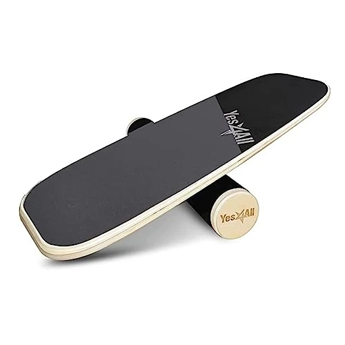 Offre limitée : Yes4All 8GHV Balance Board Trainer, surface lisse et rouleau recouvert de TPE épais ; planche d'entraînement en bois pour tous les niveaux d'entraînement, la stabilité et la force central de 74.90 € à 69.37 € (7% de remise)