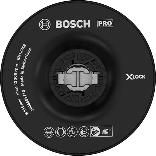 Offerta a tempo: Bosch Professional 2608601713 Platorello Duro, X-Lock, Ø115 mm - 46% da 28.06 € a 15.27 €