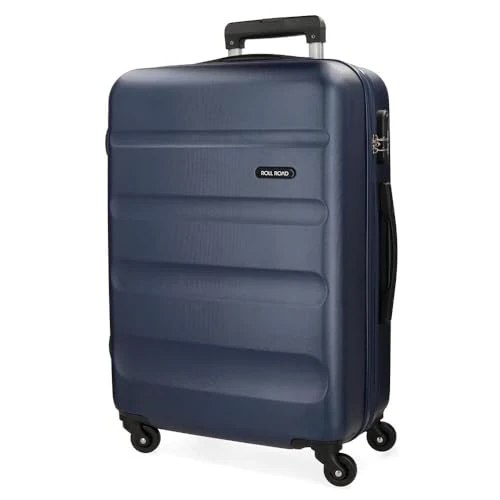 Oferta limitada: Roll Road Flex Maleta Grande Azul 51x74x28 cms Rígida ABS Cierre combinación 91L 3,8Kgs 4 Ruedas de 75.00 EUR a 75.00 EUR (ahorro 0%)