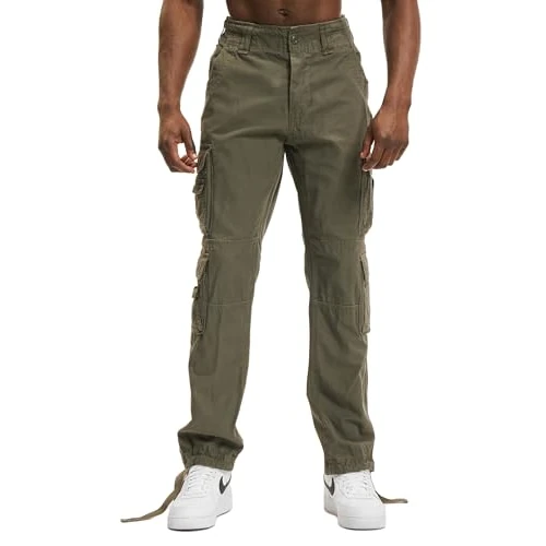 Brandit Pure Slim Fit Pants, color: olive, size: S