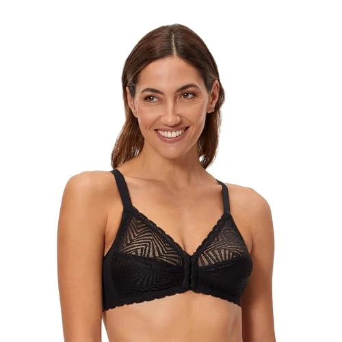 Offerta a tempo: Playtex Reggiseno Senza Ferretto Ideal Posture Supporto ed Eleganza Donna x1, Nero, 44/8C - 36% da 42.99 € a 27.30 €