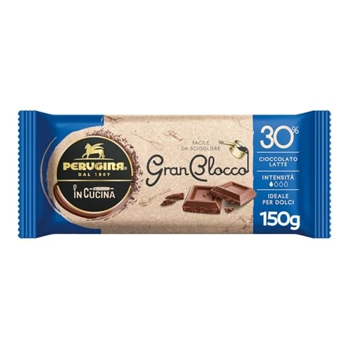 Perugina Schokolade | Perugina Granblocco 30% Vollmilchschokolade | Perugina Bonbon | Italienische Schokolade | 150 Gramm Total