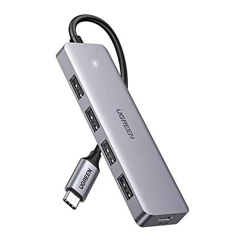Oferta limitada: UGREEN Hub USB C 3.0 Multipuerto USB Ultra Delgado 4 Puertos (15cm) de 17.99 € a 13.99 € (ahorro 22%)