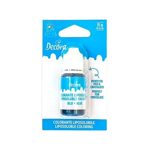 Decora 9600084 Colorant bleu liposoluble 15 G liquide