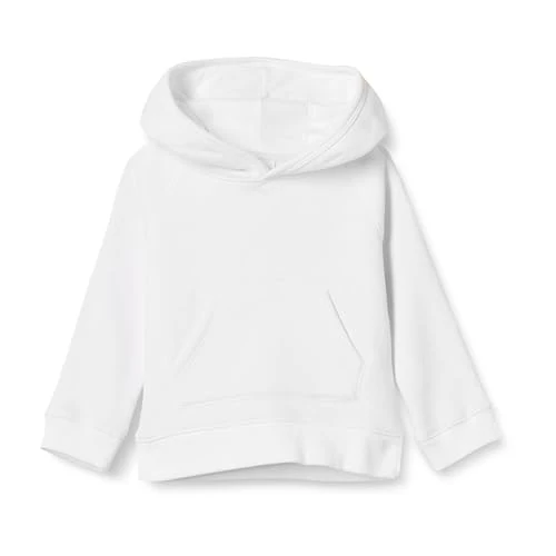 Limited-time offer: Amazon Essentials Girls' Pullover Hoodie Sweatshirt, White, 11-12 Years from 9.40 GBP to 9.40 GBP (save 0%)