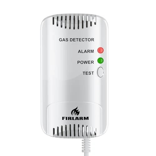 Offerta a tempo: Firlarm - Rilevatore di gas, rilevatore di gas GPL/gas naturale/carbone, allarme per gas metano e propano butano - 37% da 26.88 € a 16.99 €