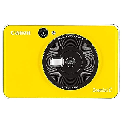 Canon Zoemini C - Fotocamera istantanea, Giallo Limone