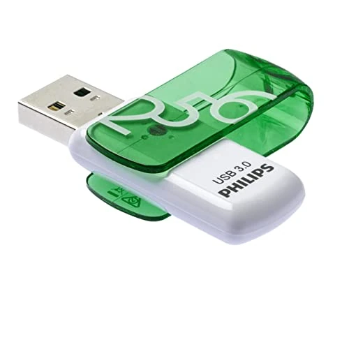 Offerta a tempo: Philips Vivid Edition Super Speed USB 3.0 unità flash USB 256 GB con cappuccio girevole per PC, laptop, computer, archiviazione dati, velocità di lettura fino a 100 MB/s - 0% da 30.48 € a 30.48 €