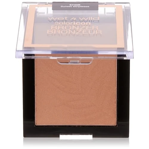 Tijdelijke aanbieding: Wet n Wild, Color Icon Bronzer, Zachte en Romige Bronzer met Gel-infusie, Langdurige Formule, voor een Zongekuste Gloed en Natuurlijke Tan Flush, Vegan, Sunset Striptease van 7.95 € naar 7.95 € (0.00% korting)