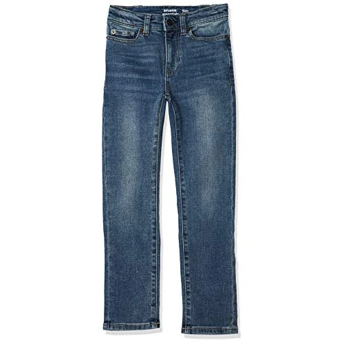 Amazon Essentials Jeans voor jongens, slim fit, stretchdenim, lichte wassing, maat 10, slim