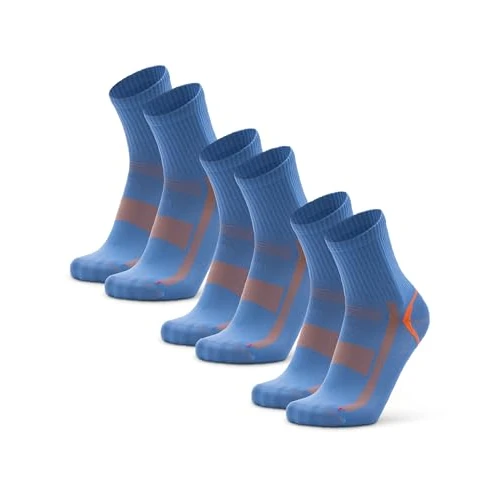Zeitlich begrenztes Angebot: DANISH ENDURANCE Quarter Pro Sportsocken, Atmungsaktive Trainingssocken, Damen & Herren, 3 oder 5 Paar, Blau/Orange, 39-42 von 29.95 € auf 26.95 € (10% Rabatt)