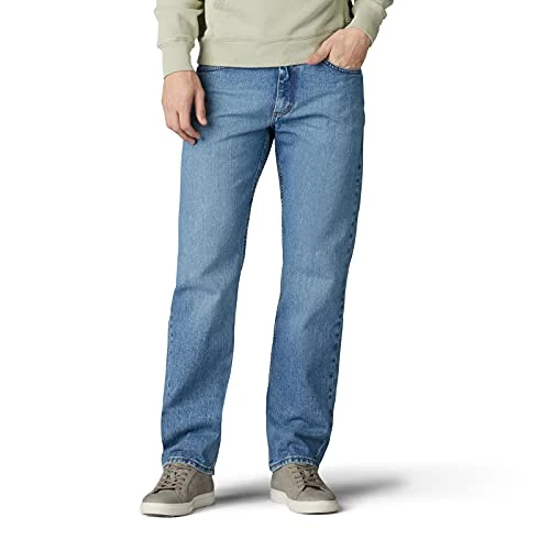 Zeitlich begrenztes Angebot: Lee, Harren - Jeans, Regular Fit Straight Leg Jean, Vintage Stone von 65.00 € auf 26.79 € (59% Rabatt)
