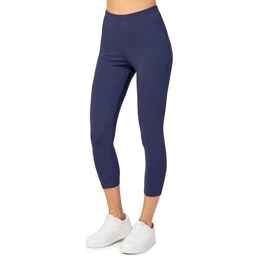 Offerta a tempo: Merry Style Leggings Donna 3/4 Pantaloni Capri Morbidi e Confortevoli Leggins Donna — 29% da 16,99 € a 11,99 €