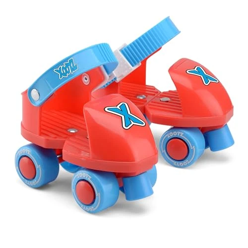 Limited offer: Xootz Beginner Trainer Skates, My First 4 Wheel Quad Roller Skates for Kids, Boys and Girls from 13.57 EUR to 10.22 EUR (save 25%)