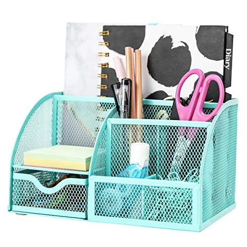 Oferta ograniczona: EXERZ Organizer na biurko/biurko/Tidy/uchwyt na długopisy/wielofunkcyjny organizer (EX348 turkusowy) z 79.99 EUR na 79.99 EUR (znizka 0%)