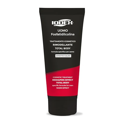 Zeitlich begrenztes Angebot: Iodase Iodex Uomo F Creme 200 ml, remodellierende und straffende Ganzkörpercreme für Männer, mit Phosphatidylcholin, thermogene Wirkung, dermatologisch getestet von 24.00 € auf 24.00 € (0.00% Rabatt)