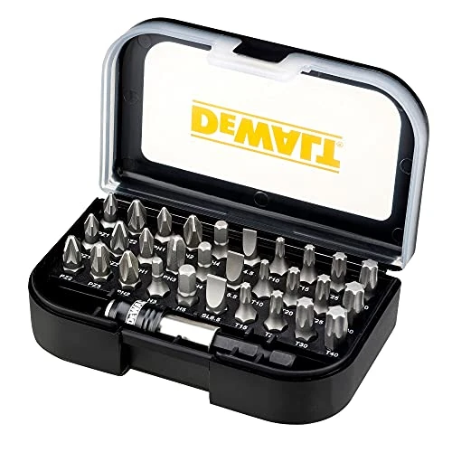 Limited-time offer: DEWALT DT7944S-QZ Juego 31 piezas con puntas atornillar y adaptador de cambio rápido, Black/Yellow from 18.98 GBP to 18.98 GBP (save 0%)