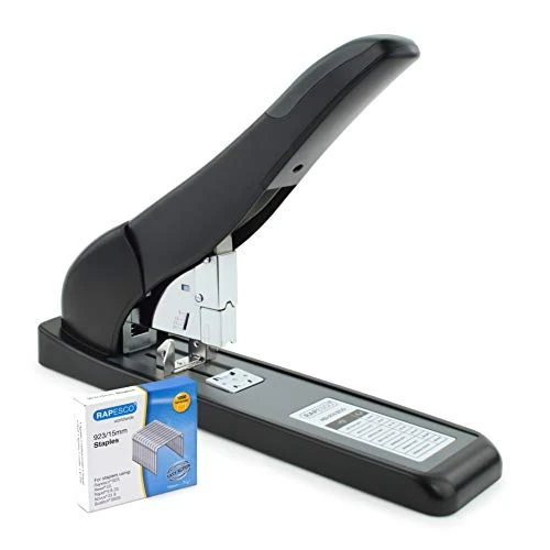 Offerta a tempo: Rapesco 1551 ECO HD-210 Cucitrice per Alti Spessori con 1000 Punti Tipo 923 da 15 mm, Nero - 0.00% da 44.95 € a 44.95 €